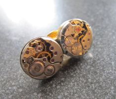 Unikat Uhrknall`s Steampunk Pin / Brosche